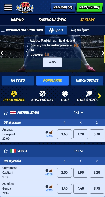 Αθλητικό Στοίχημα BigClash